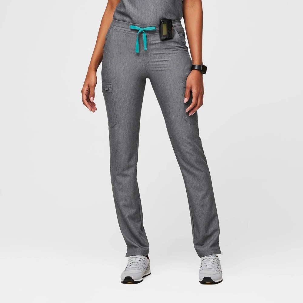 Figs Graphite Gray Yola‎ Scrub Medical Nursing Pants Size Small